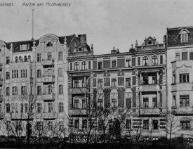 Die Häuser Moltkeplatz 15 bis 17 *3 - Die Nummer 15 sieht man ganz rechts, angeschnitten.