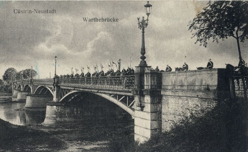 Historische Fotos der Kurzen Vorstadt / Küstrin Neustadt Kurze Vorstadt / Neustadt - Warthebrücke *4