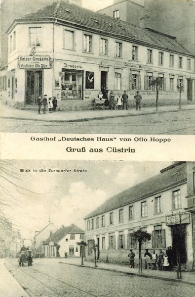 Historische Fotos von Küstrin Kurze Vorstadt / Neustadt - Gasthof Deutsches Haus *9