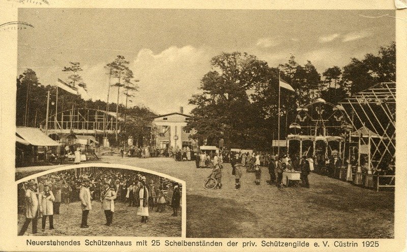 Historische Fotos von Küstrin Kurze Vorstadt / Neustadt - Neues Schützenhaus, im Stadtwald *8
