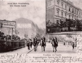 Bahnhofstraße mit Hotel Mark Brandenburg *4