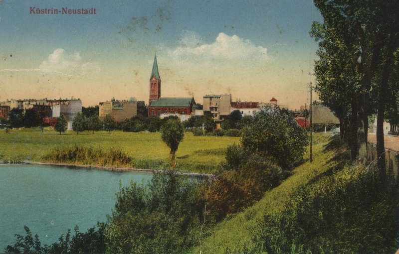 Historische Fotos von Küstrin Kurze Vorstadt / Neustadt - Blick auf die Neustadt *1