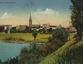 Blick auf die Neustadt *1 - Blick von der Brückenstraße Richtung Neustadt.