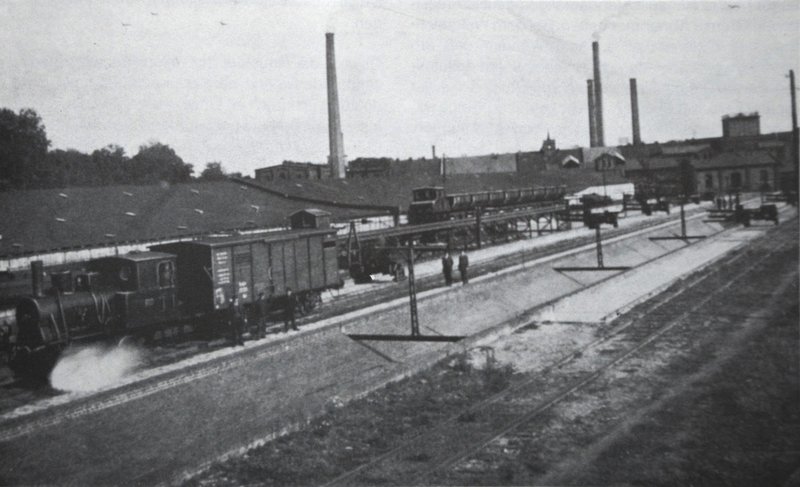 Eisenbahnknotenpunkt Küstrin SPEZIAL: Eisenbahnknotenpunkt Küstrin - Bahnanlagen an der Kartoffelmehlfabrik *1