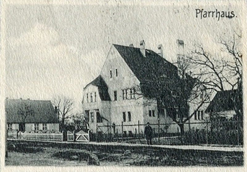Historische Fotos von Küstrin SPEZIAL: Die Küstriner Kirchen - Das Pfarrhaus Küstrin-Kietz in der Ziegeleistraße