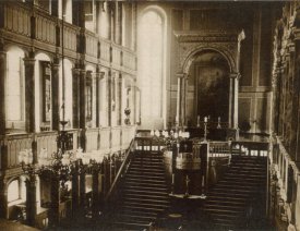 Innenaufnahme der Marienkirche - Blick zum Altar. (Bild: Sammlung Dr. Herbert Tamm)