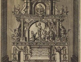 Altar der Schlosskirche von 1593 - Quelle: Wolfenbütteler Digitale Bibliothek (http://diglib.hab.de/wdb.php?dir=drucke/xb-5288-2&image=00002)