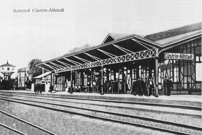 Historische Fotos von Küstrin - Altstadt Altstadt - Bahnhof Cüstrin Altstadt *4