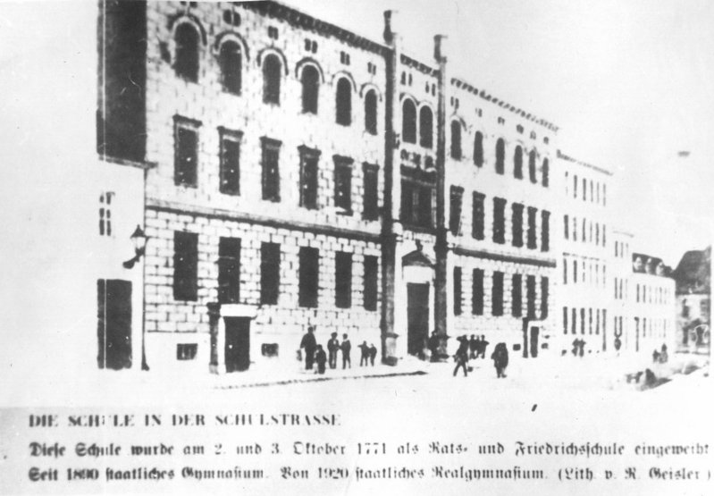 Historische Fotos von Küstrin Altstadt - Gymnasium *4