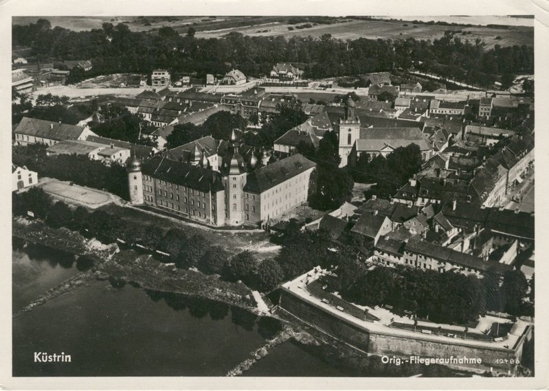 Aktuelle Fotos der Stadt Küstrin / Kostrzyn Altstadt - Luftaufnahme Küstrin-Altstadt I *4