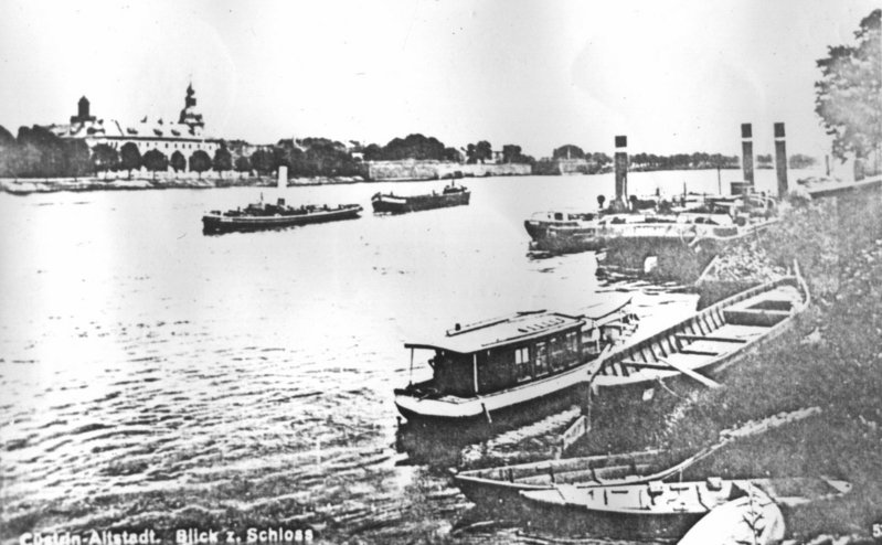 Historische Fotos von Küstrin Altstadt - Oder mit Schiffen *4
