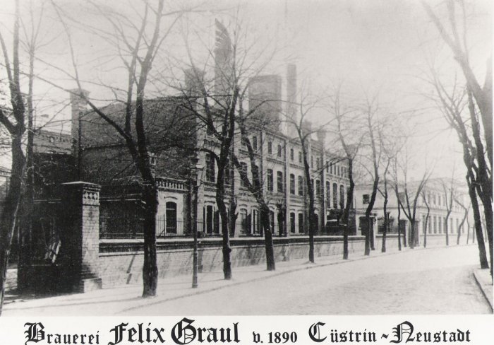 Historische Fotos von Küstrin Kurze Vorstadt / Neustadt - Brauerei Felix Graul