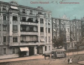 Pferdebahn in der Landsberger Straße *1