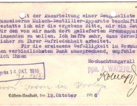 Beleg von 1916 (2/2)