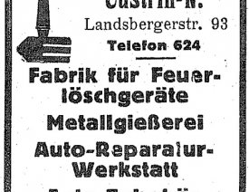 Werbeanzeige von 1928