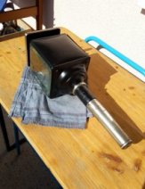Restaurierungsprojekt Kutschenlampe von Pritzel - Fertige Lackierung