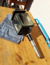 Restaurierungsprojekt Kutschenlampe von Pritzel - Fertige Lackierung