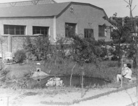 Garten hinter der neuen Halle II