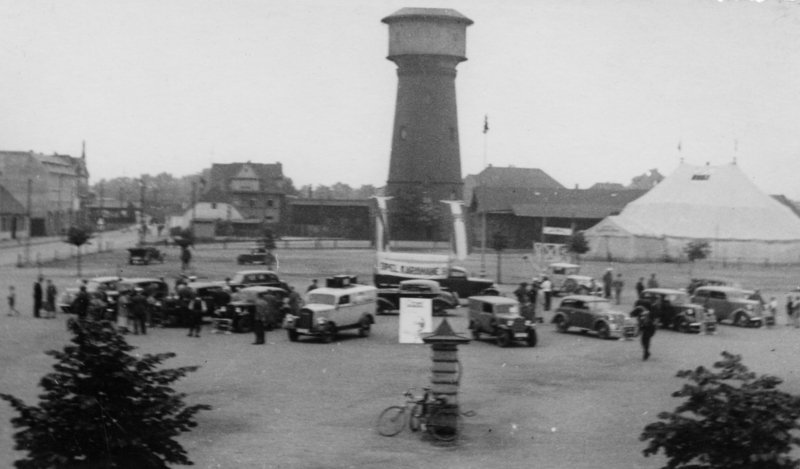Historische Fotos von Küstrin SPEZIAL: Die elektrische Straßenbahn - Straßenbahndepot am Neumarkt *8