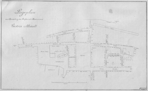 Plan der Altstadt mit Hausnummern (Stand: 1913)