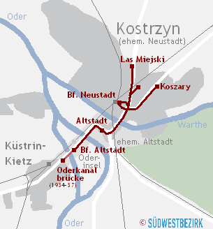 Strassenbahn-Karte