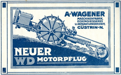 Wagner Motorpflug