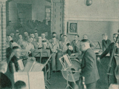 Konzert des Orchesters des Zellwolle und Zellulose AG Küstrin im Patenlazarett 1942