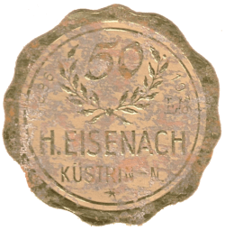 siegelmarke 50 jahre firma eisenach küstrin