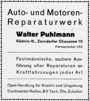 Anzeige_1932_Puhlmann