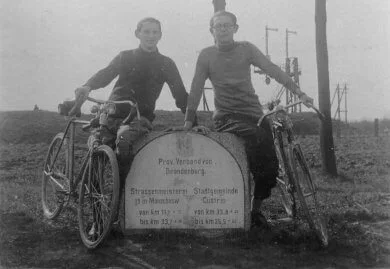 Unterhaltungsgrenzstein in Küstrin