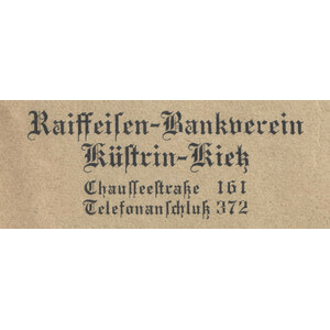 Raiffeisen-Bankverein Küstrin-Kietz