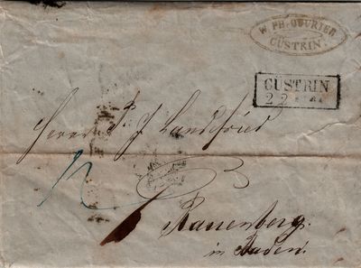 Brief/Beleg von Ouvrier Vorderseite